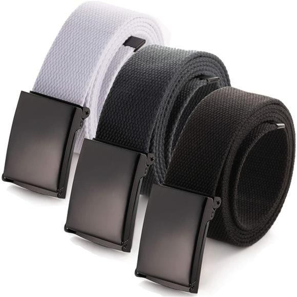 Mile High Life Cut To Fit Canvas Web Belt Size Up to 52  Cut To Fit Canvas Web Belt Size Up to 52\